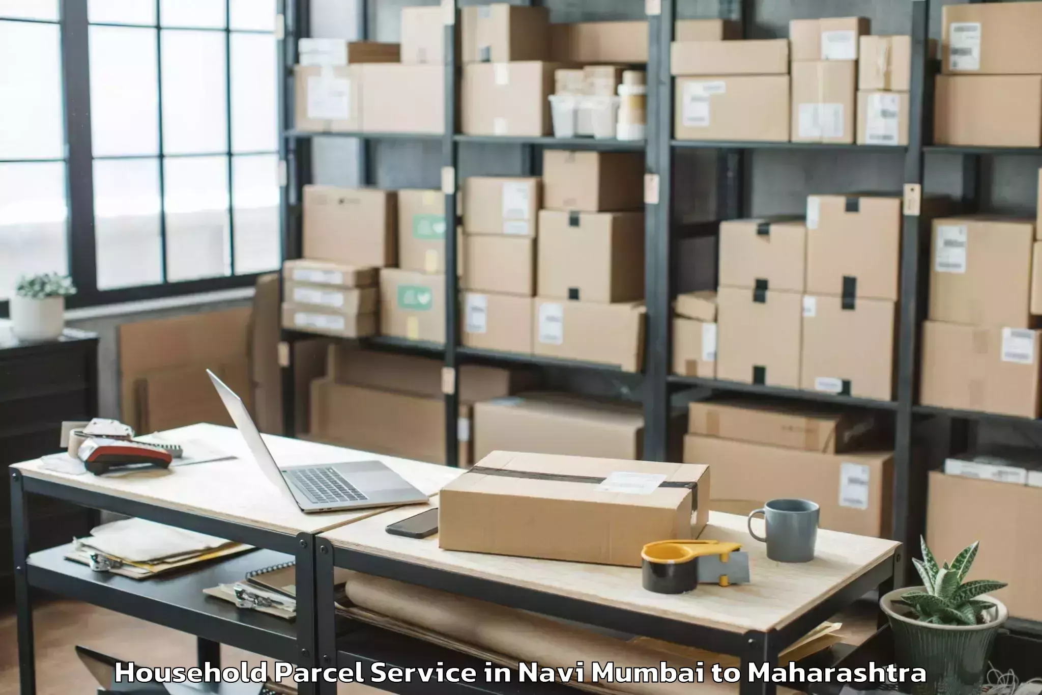 Top Navi Mumbai to Kaij Household Parcel Available